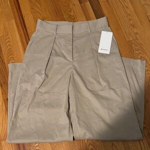 Lululemon pleat front high rise trouser - regular